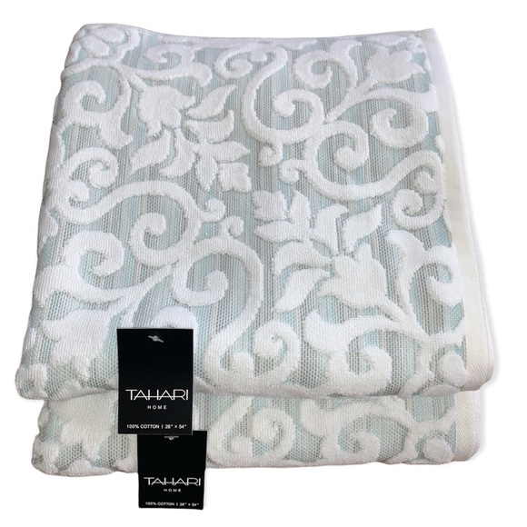 Tahari Bath Tahari Home 0 Cotton 6piece Towel Set Bath Hand